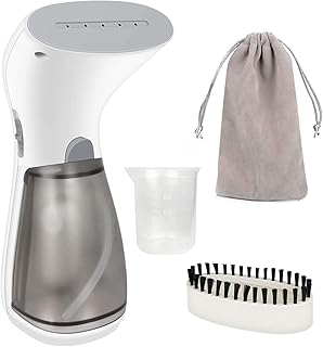 Aiskki Dampfglätter Dampfbürste Mini Steamer Reisebügeleisen mit Schnell Erwärmung Bügeleisen Dampfbügeleisen Kleidung Wrinkle Remover Bakterienvirus Abtöten, Geeignet für Zuhause und Reisen