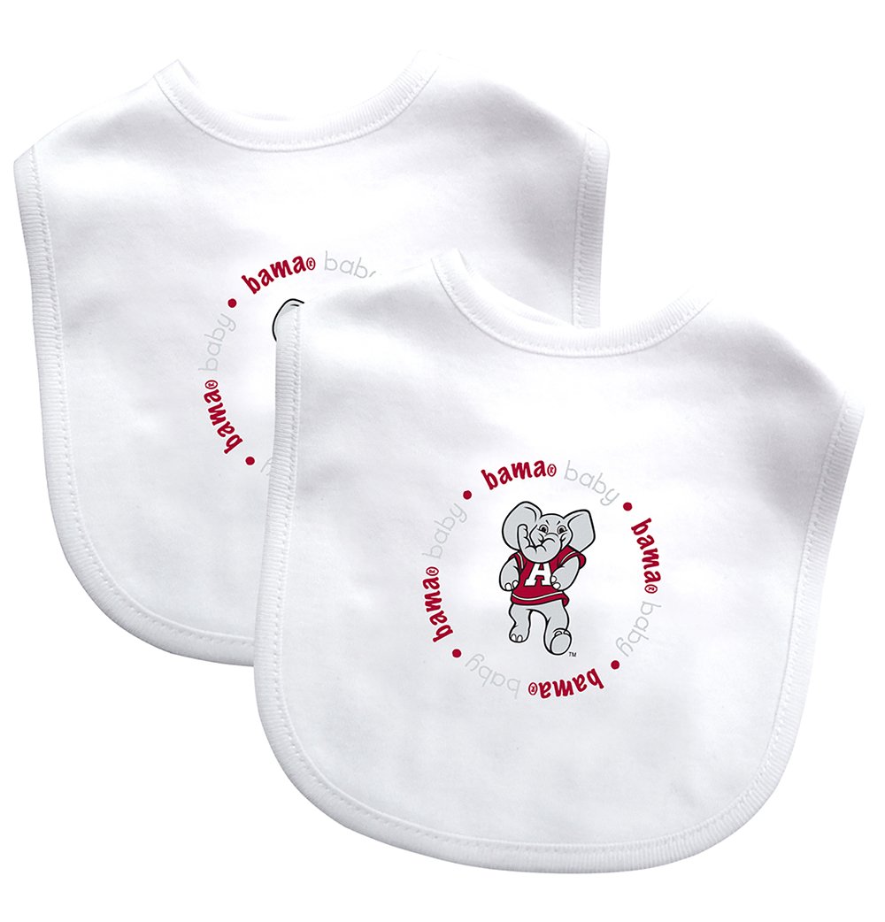 Baby Fanatic Team Color Bibs, University of Alabama, 2-Count