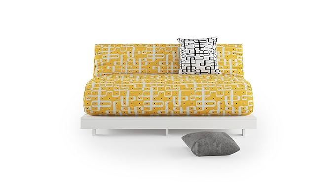 Urban Ladder Finn Two Seater Sofa Cum Bed (Kolam Surface)