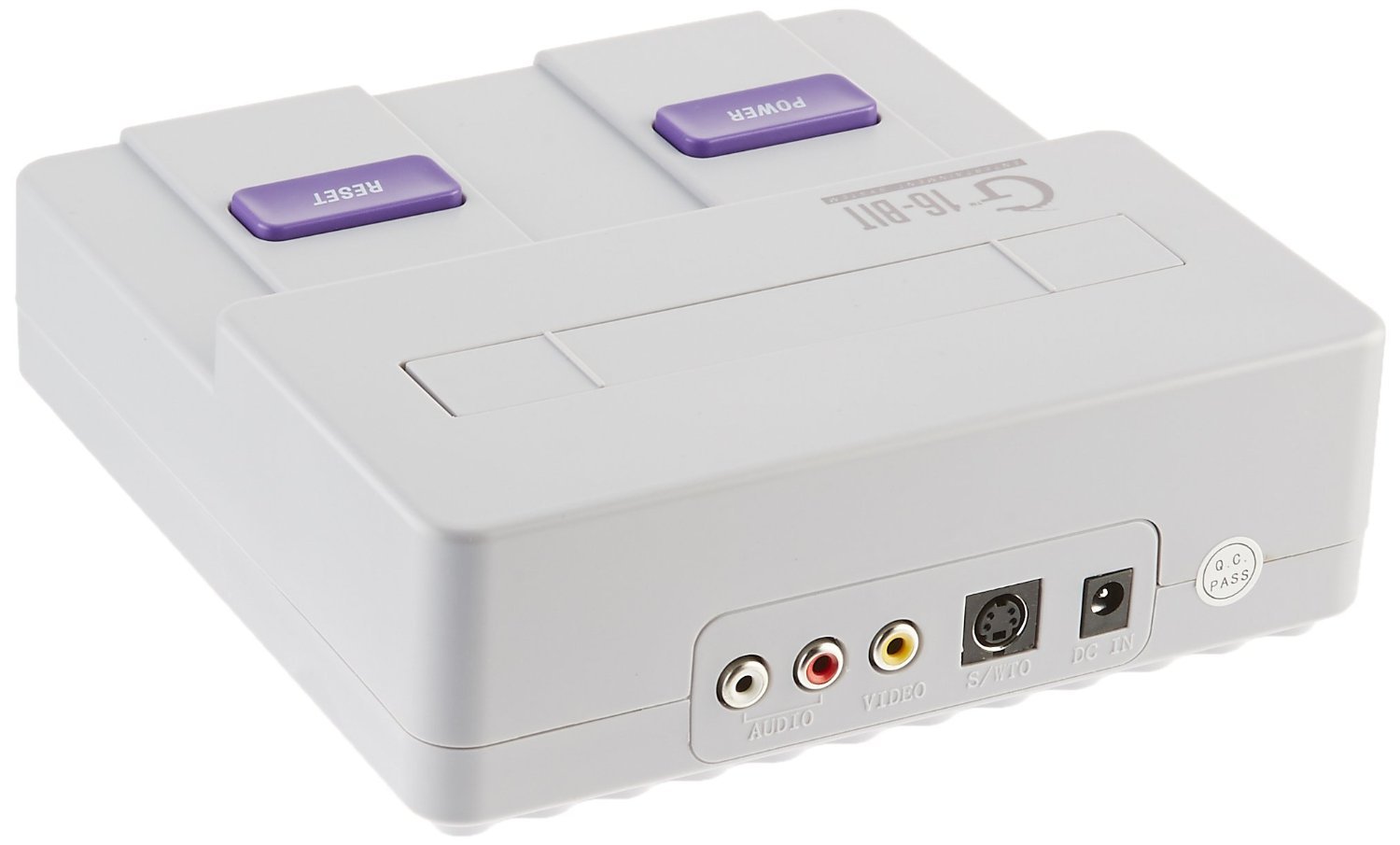 16-bit Entertainment System(NOT SNES MINI, NO GAMES INCLUDED) Compatible with Super Nintendo Games: Video Games
