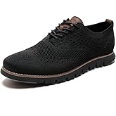 HONGGUOZI Men's Wide Casual Dress Shoes Business Casual Sneaker Shoes for Men