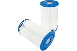 Euros Type S2 Spa Filter Fit for in-tex 29012E PureSpa Filter Cartridge for Various PureSpa Models Not Suitable for Type S1 (