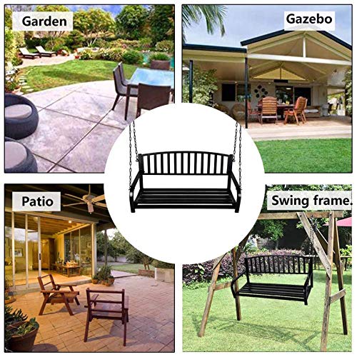 Hanging Bench Swing Outdoor 2 Person Front Hanging Porch Swing Bench