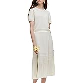 GOELIA 2 Piece Sets for Women Summer Casual Matching Sets Women Clothing Sweater Skirt Set Outfits