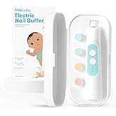 Frida Baby Electric Nail Buffer | Safe + Easy Baby Nail File, Baby Nail Clippers + Nail Trimmer Kit for Newborn, Toddler, Chi