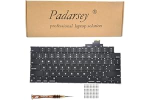 Pardarsey Replacement Keyboard Compatible with MacBook Air M2 Retina 13.6 inch A2681 2022 Year Laptop MLY33LL/A MLY43LL/A Dar