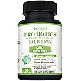 Bunkell Probiotics 60 Billion CFU 10 Strains, with Organic Probiotic for Digestive & Gut, Immune, Bloating Health, Daily Probiotics Supplement for Women & Men, Non-GMO, Gluten Free, 30 Capsules