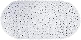 AQUALONA Premium Bath Mat Anti-Mould PVC Comfort Pebble White view 1