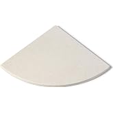 Koville Beige Natural Marble Corner Shower Shelf for Bathroom, 10'' Polished Marble Corner Shelves for Bath, Wall Mounted Sto