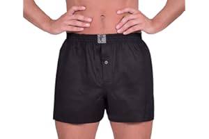 LUFT Mens Fine Linen Soft Stretch Elastic Waistband Underwear Boxer Shorts