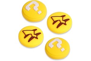 oqpa 4Pcs for Nintendo Switch Thumb Grips Cute Cartoon Anime Design Kawaii 3D Silicone Joystick Caps Joycon Controller Button Covers for Nintendo Switch/OLED/Switch Lite for Boys Girls Kids Teens Tail