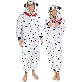 Funziez! Dalmatian Dog One Piece - Plush Adult Animal Costume Jumpsuit