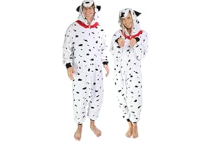 Funziez! Dalmatian Dog One Piece - Plush Adult Animal Costume Jumpsuit