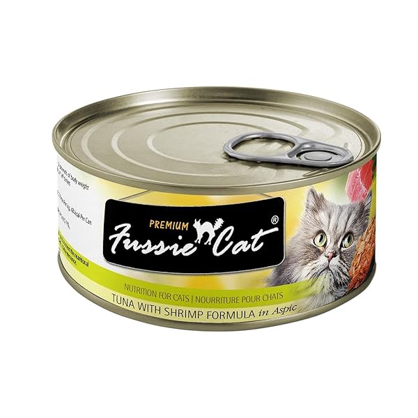 FUSSIE CAT TUNA& SHRIMP, 2.8 OUNCE