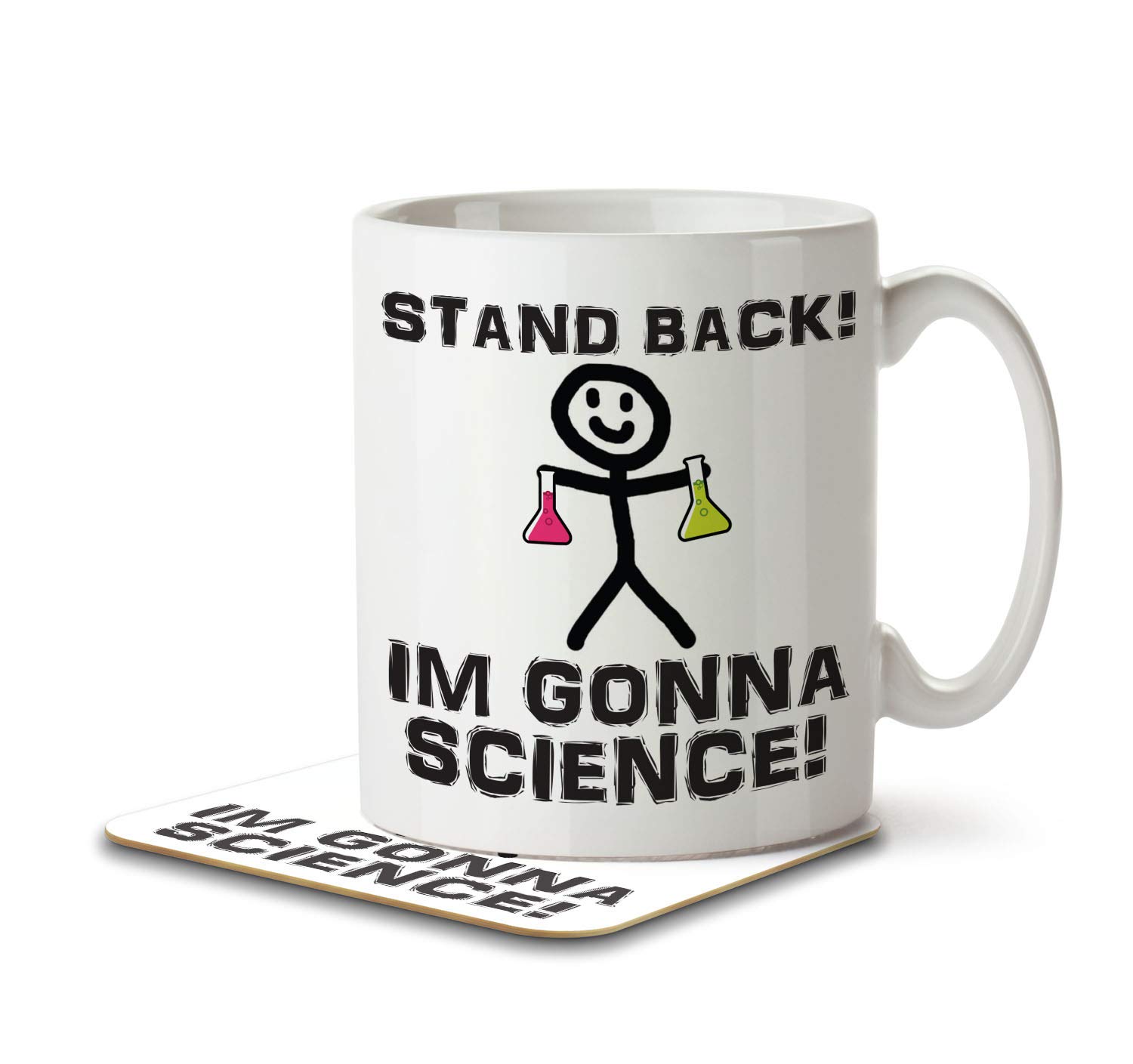 The Inky Penguin - Stand Back! I'm Gonna Science! - Mug and Coaster, Ceramic, 11fl. oz.