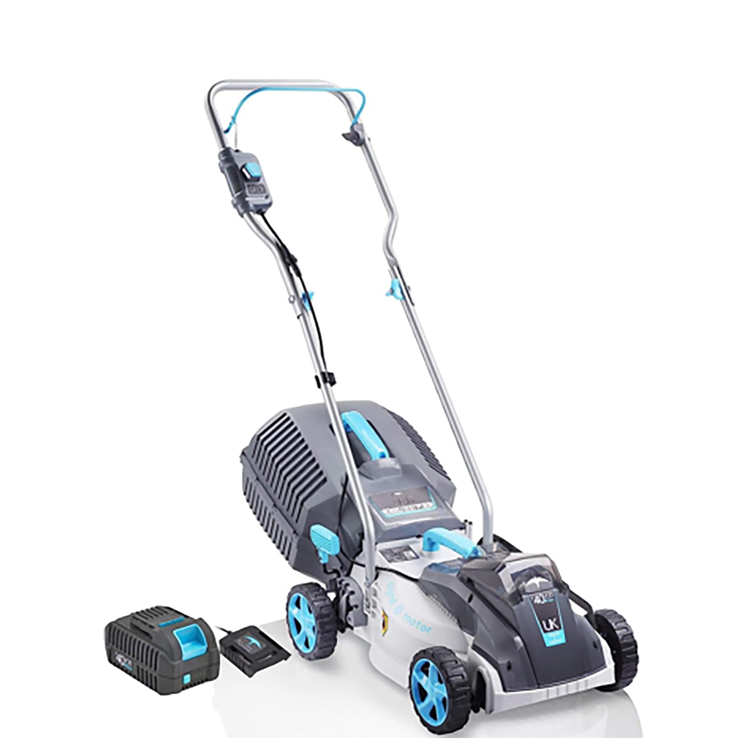 Photo 1 of *DIRTY* 40V Cordless Lawn Mower with Brushless Motor - 13 Inch Lightweight 2-in-1 Push Mower, 5 Adjustable Cutting Heights, Low Noise & 40V Lithium-Ion Battery Included, Ideal for Small Yards
