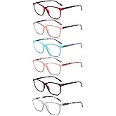 SIGVAN Ladies Reading Glasses Blue Light Blocking Spring Hinge Fashion Pattern Print Eyeglasses for Women