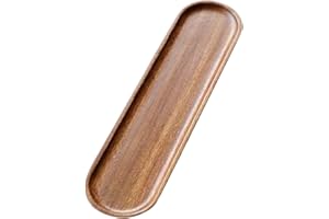 Wooden Restaurant Presentation Tray - Multi-Functional Decorative, Food Serving Wood Tray for Dessert | Cheese Snack Appetize