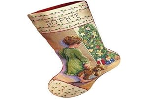 JANLYNN Christmas Morning Counted Cross Stitch Stocking
