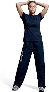 Canterbury Stadium Pant Women Navy Size 8 Open Hem Full Zip Track Pants view 6