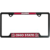 Black Metal License Plate Frame - Second Generation - Alumni Version (Ohio State)