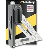 Holstery SquareMaster Pro | Square Holder - Clip-On Rafter Square Holster for Tool Belt - Great for Carpenters, Framing, Woodworking