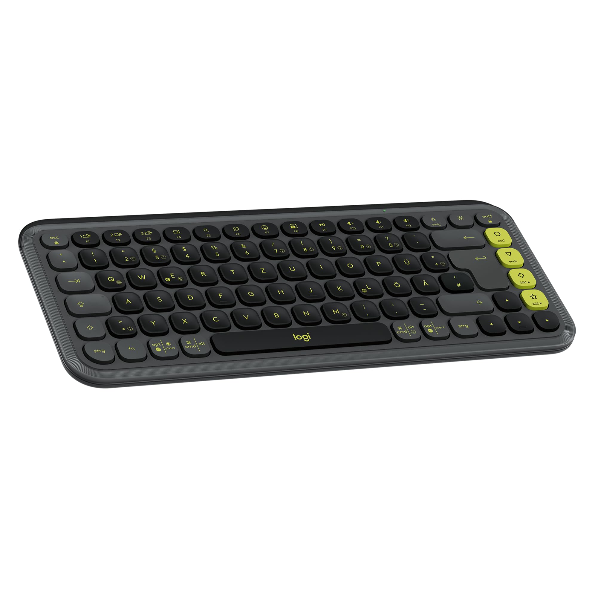 Logitech POP ICON KEYS kabellose Bluetooth-Tastatur (Grafit)