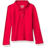 The Children's Place Girls' Long Sleeve Ruffle Pique Polo