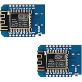 MusRock 2pcs D1Mini ESP8266 Wi Fi Development Module FT232 Type-C Interface
