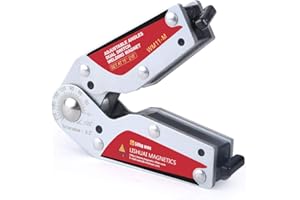 LISHUAI Adjustable Angles Dual Switch Welding Magnet On/Off Neodymium Magnetic Clamp 15-210 Degree WM11-M
