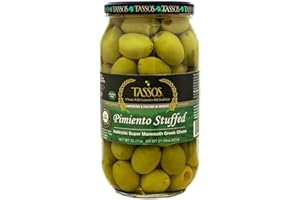 Tassos Pimiento Stuffed Mammoth Olives 35.27 Oz