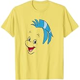 Disney The Little Mermaid Flounder Big Face T-Shirt
