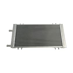 HCHCSPEED 2 Rows Universal Aluminum Radiator Air to