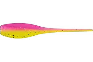 Bobby Garland Mo' Glo 2-Inch Baby Shad Glow-in-The-Dark Soft Plastic Fishing Lure, 18 per Pack