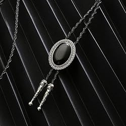 Joxevyia Bolo Tie with Natural Stone for Men