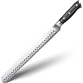 YFWOOD Slicing Carving Knife, 12 inch Brisket Knife for Meat Cutting, BBQ, Turkey – Razor Sharp High Carbon Stainless Steel Slicing Knives, Full Tang, Ergonomic Handle, Professional Chef's Knives