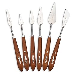 MEEDEN Artist Palette Knife Set: 6Pcs Stainless