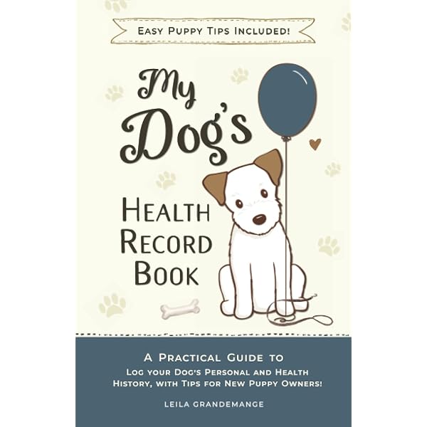 Dog Vaccination Record Book Handy Notebook With Shih Tzu Shorter dog-vaccination-record-book-handy-notebook-with-shih-tzu-shorter
