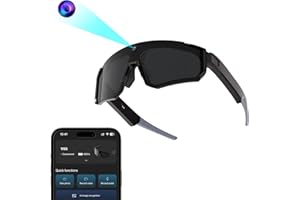 Zigtik 2026 AI Smart Glasses with Camera 4K - Polarized Sunglasses with UV400 Lens, ChatGPT Enabled, EIS Stabilization, Dual Mic Noise Canceling, IP54 for Cycling Hiking5.0 out of 5 stars 221 offer from $139.99