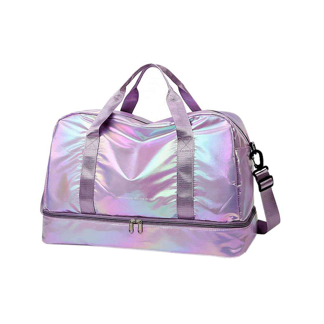 Travel Bag for Men Women, Duffle Bag & Gym Bag with Shoe Compartment, Weekender Overnight Bag, Carry on Bags for Airplane for Travel, Trip, Gym, Yoga