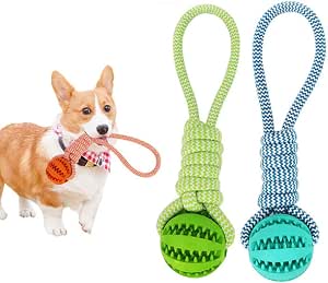 Pelotas Con Cuerda Para Perros - 5 Piezas, ø5 Cm, Colores Surtidos, De Caucho Natural Para Jugar Y Cuidar Dientes