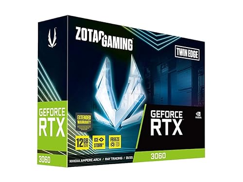 ZOTAC Gaming GeForce RTX 3060 Twin Edge 12GB GDDR6 192-bit 15 Gbps