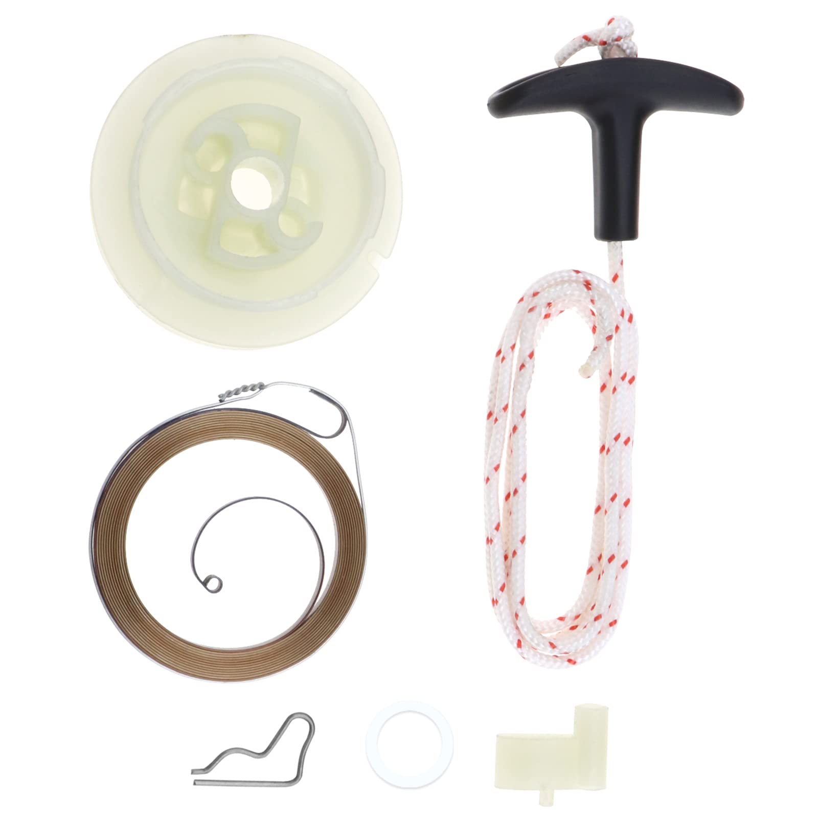 ECSiNG Set of 7 Recoil Starter Pulley Spring Kit 1123 195 0400/0000 958 0923 Compatible with Stihl FC55 FS38 FS45 FS55 HL45 KM55 MM55 Engine