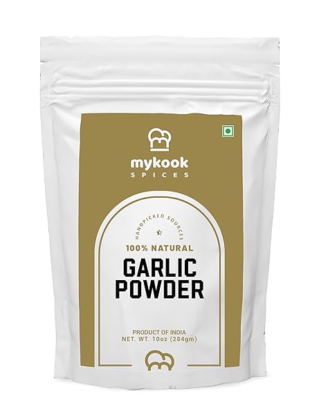 MYKOOK GARLIC POWDER SEASONING, 10 OZ, NATURAL GARLIC...