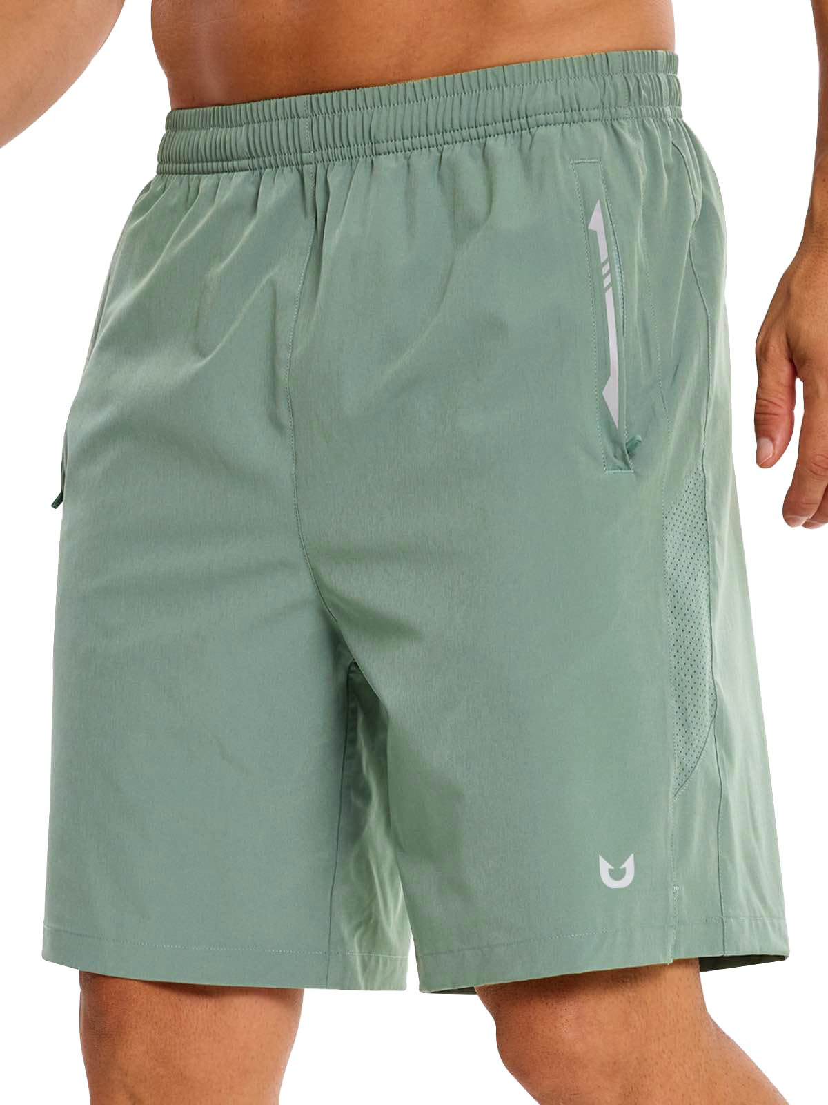 Photo 1 of NORTHYARD Men's Running Athletic Shorts 5"/ 7"/ 9" Workout Gym Short Tennis Quick Dry Active Sport Hiking Basketball-9'' LODENFROST-M