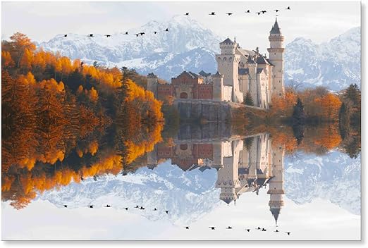 Amazon Com Natural Art Oil Painting On Canvas Simple Elegant