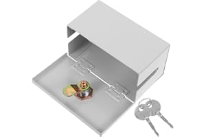 TIDTALEO Weatherproof Electrical Outlet Lock Box with Secure Locking System Outdoor Socket Cover for