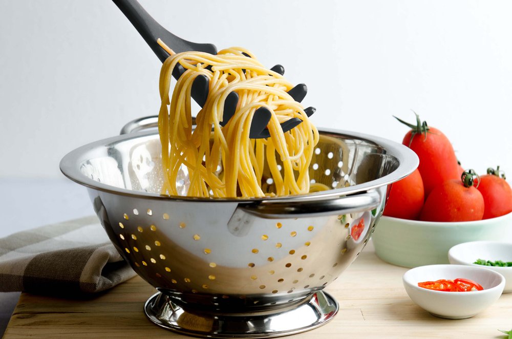 StarPack XL Size Silicone Pasta Fork (13.5") in Hygienic Solid Coating