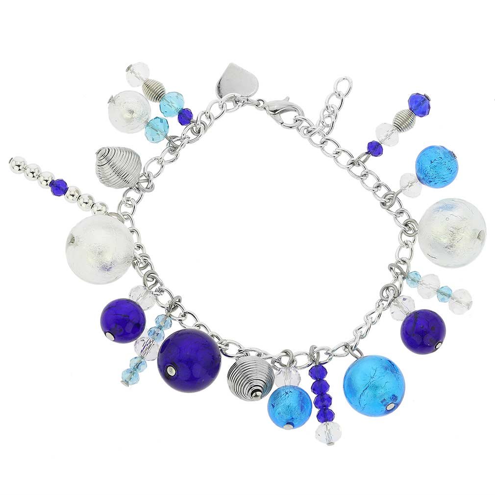 Glass Of Venice Murano Glass Sorgente Bracelet - Blue