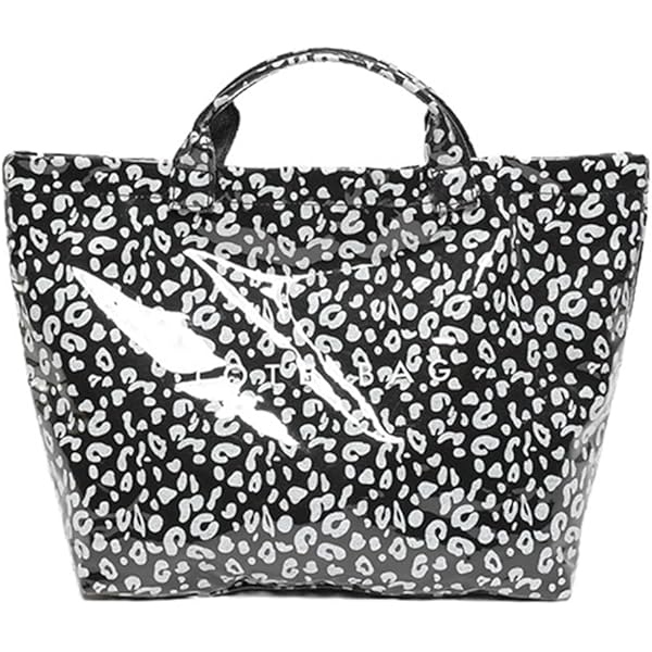 Amazon.com: OANEXX Large Leopard Print Tote Bag PVC Cheetah Print